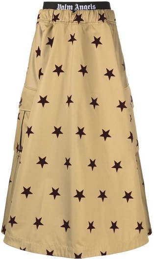 6128 PALM ANGELS Star-rating skirt
