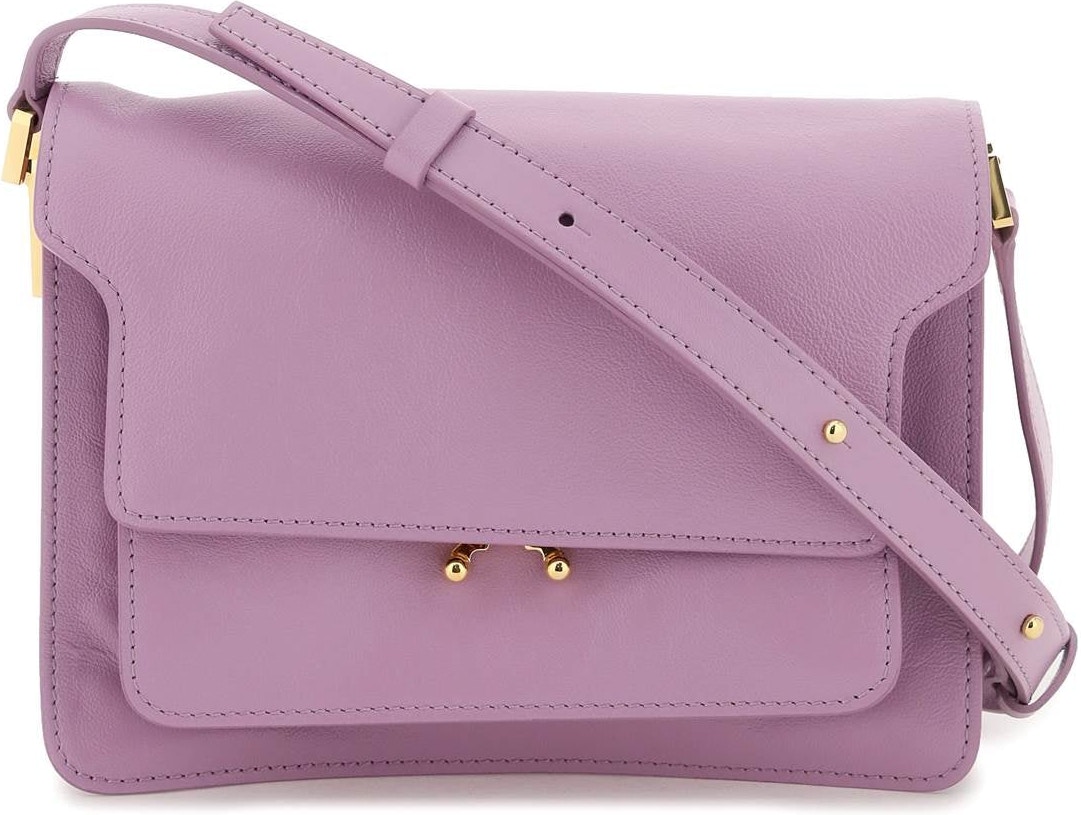 TRUNK SOFT mini bag in pink leather