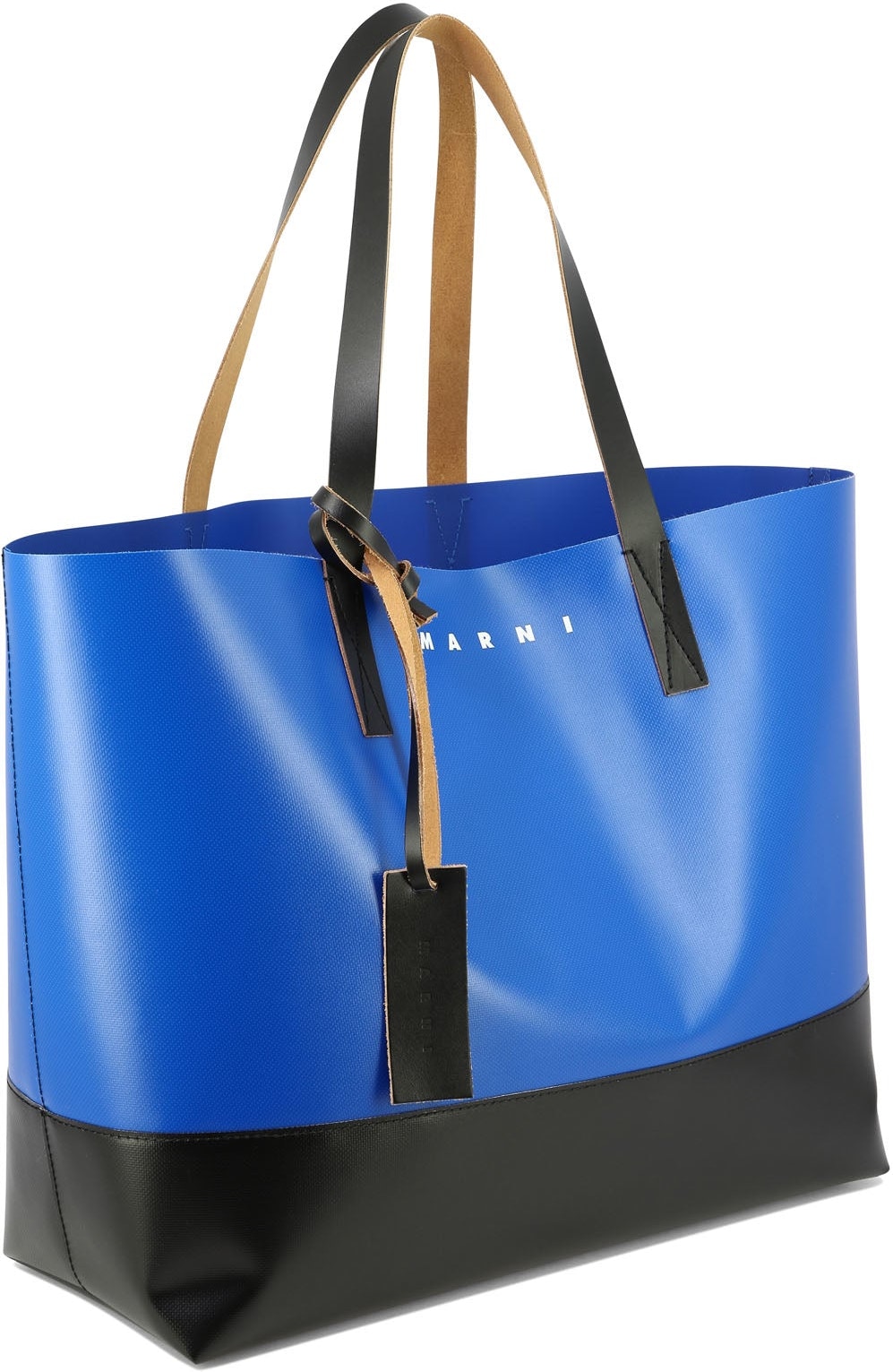 Tribeca shopping bag in blue and black