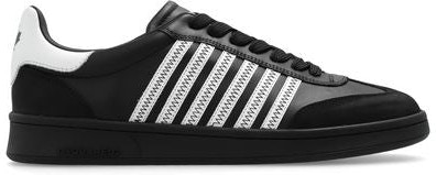 Striped Leather Sneakers