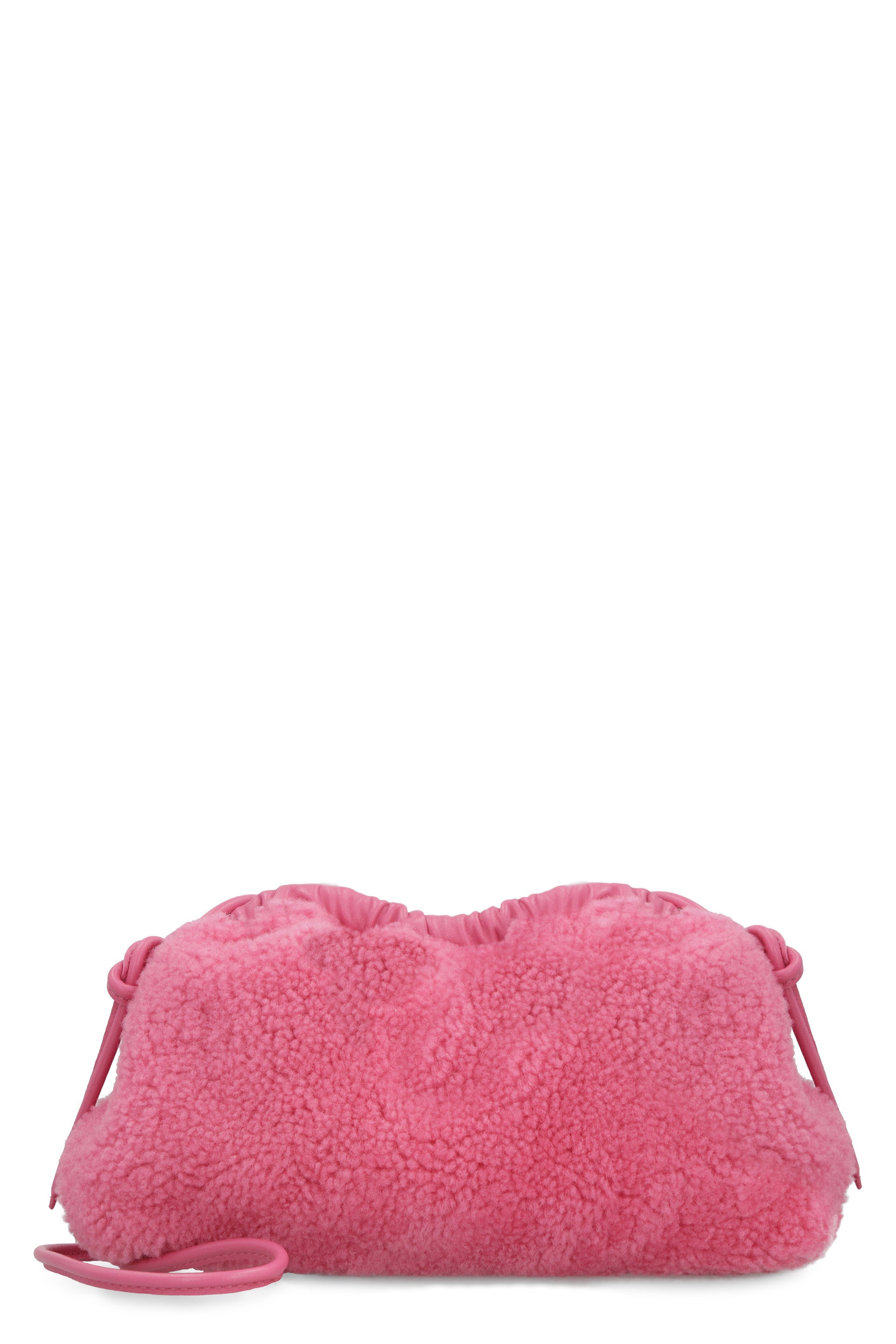 Fuchsia MANSUR GAVRIEL MINI CLOUD SHEARLING CLUTCH (WP20H010SG